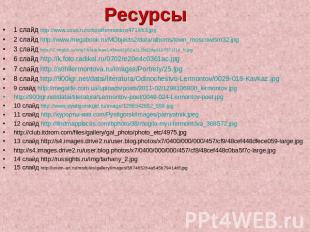 Ресурсы 1 слайд http://www.couo.ru/school/lermontov/471/i/b3.jpg 2 слайд http://