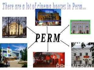 There are a lot of cinema houses in Perm... PERM