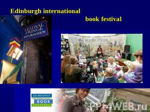 Edinburgh international book festival