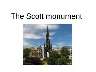 The Scott monument