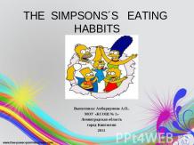 THE SIMPSONS´S EATING HABBITS