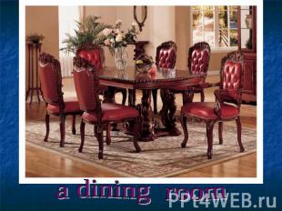 a dining room