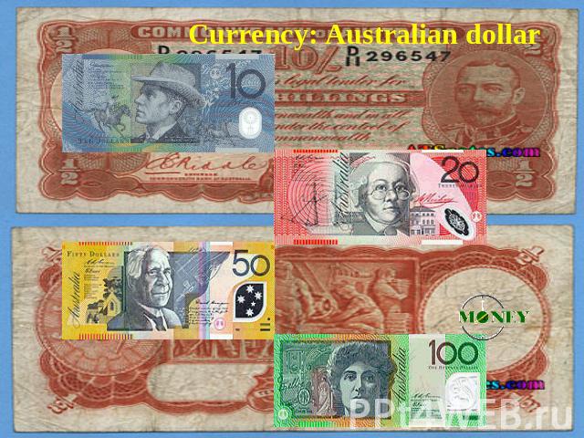 Currency: Australian dollar