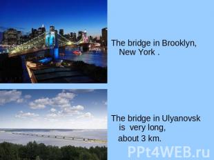 The bridge in Brooklyn, New York . The bridge in Brooklyn, New York . The bridge