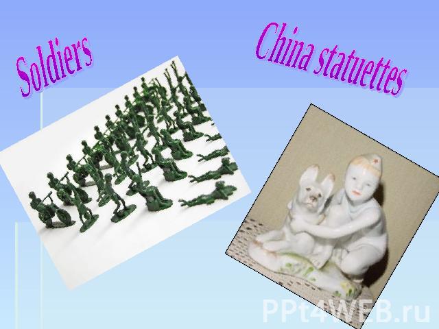 Soldiers China statuettes