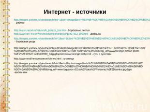 Интернет - источники http://images.yandex.ru/yandsearch?ed=1&rpt=simage&text=%D0
