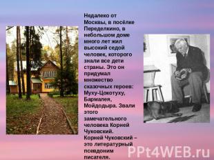 Недалеко от Москвы, в посёлке Переделкино, в небольшом доме много лет жил высоки