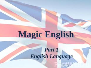 Magic English Part 1English Language