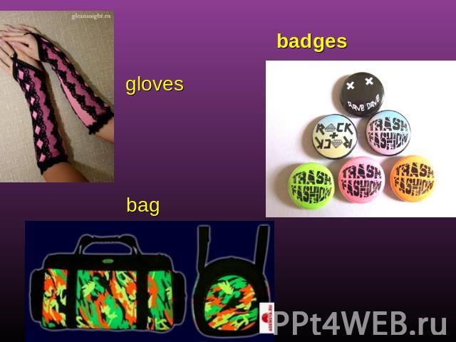 badges glovesbag