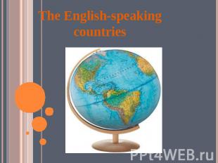 The English-speaking countries