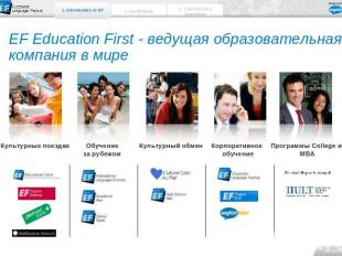 EF Education First - ведущая образовательная компания в мире