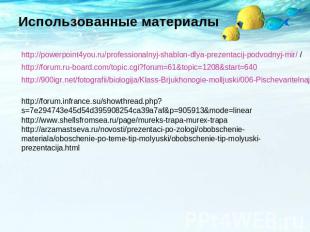 Использованные материалыhttp://powerpoint4you.ru/professionalnyj-shablon-dlya-pr