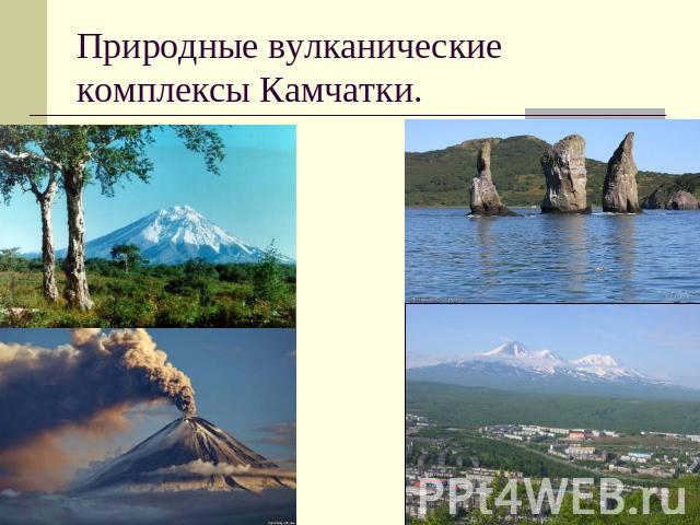 Природные вулканические комплексы Камчатки.