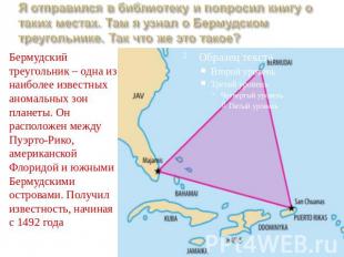 Бермудский треугольник – одна из наиболее известных аномальных зон планеты. Он р