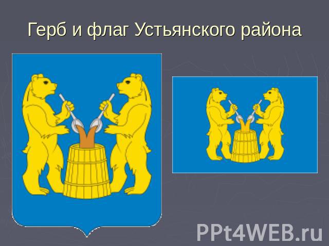 Герб и флаг Устьянского района