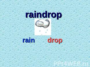 raindrop rain drop
