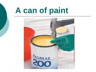 A can of paint