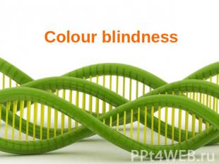 Colour blindness