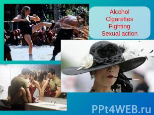 AlcoholCigarettesFightingSexual action