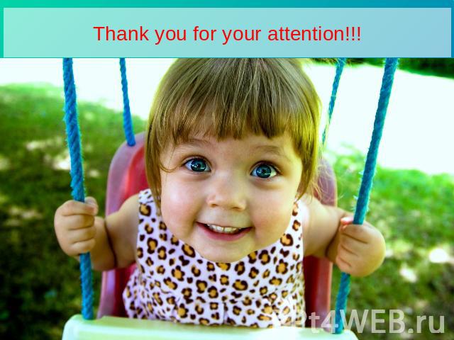 Thank you for your attention!!