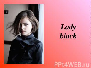 Lady black