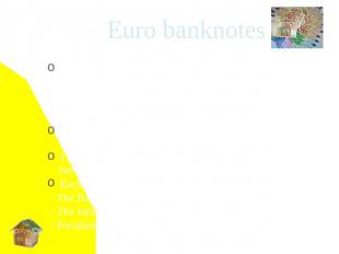 Euro banknotes Each one represents a different European architectural style (cli