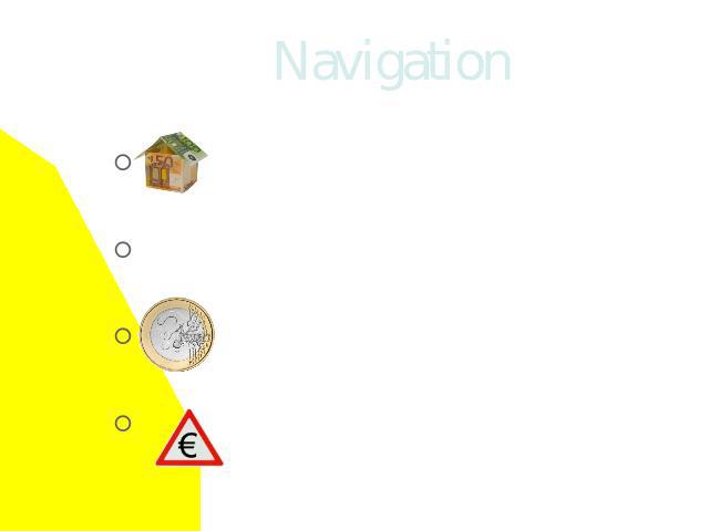 Navigation - back to the main menuEuro - hyperlink - extra information - answer the question