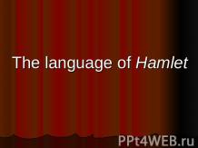 The language of Hamlet