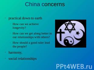 China concerns practical down to earthHow can we achieve longevity? How can we g