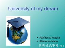 University of my dream