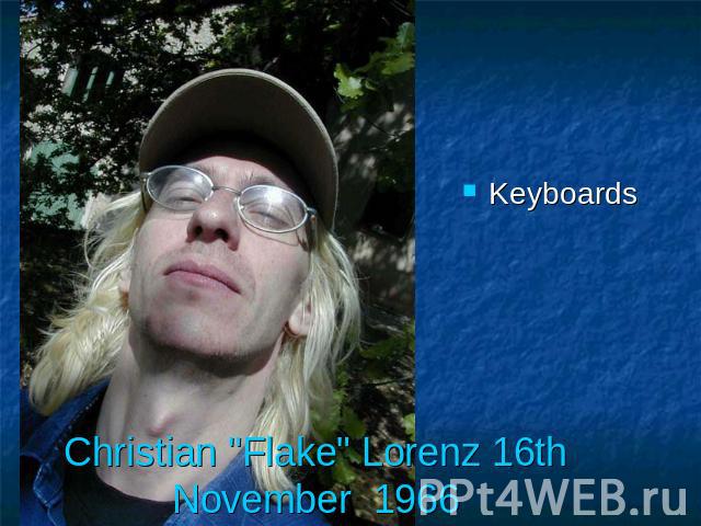 Keyboards Christian 