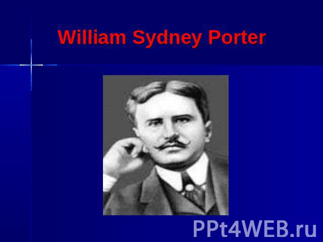 William Sydney Porter