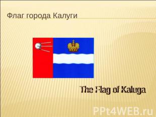 Флаг города Калуги The Flag of Kaluga