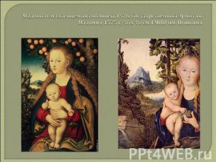 Мадонна с младенцем под яблоней, 1526, Государственный Эрмитаж.Мадонна, 1525 г.,