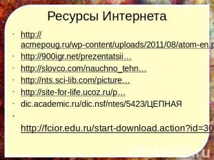 Ресурсы Интернета http://acmepoug.ru/wp-content/uploads/2011/08/atom-en.pnghttp: